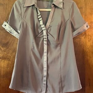 Elegant Taupe Women's Top
